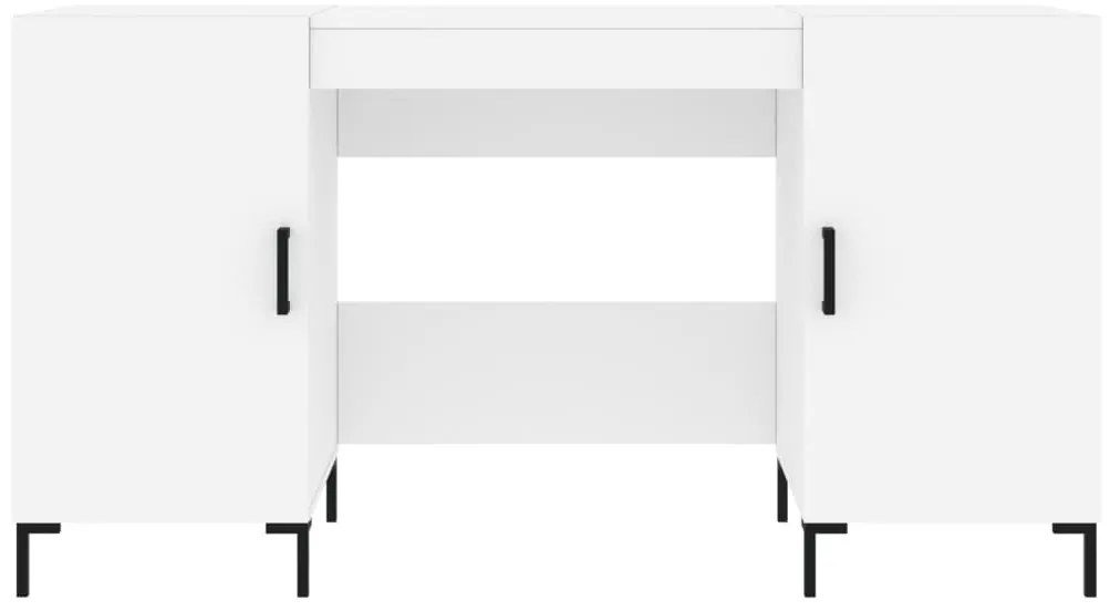 Secretária 140x50x75 cm derivados de madeira branco