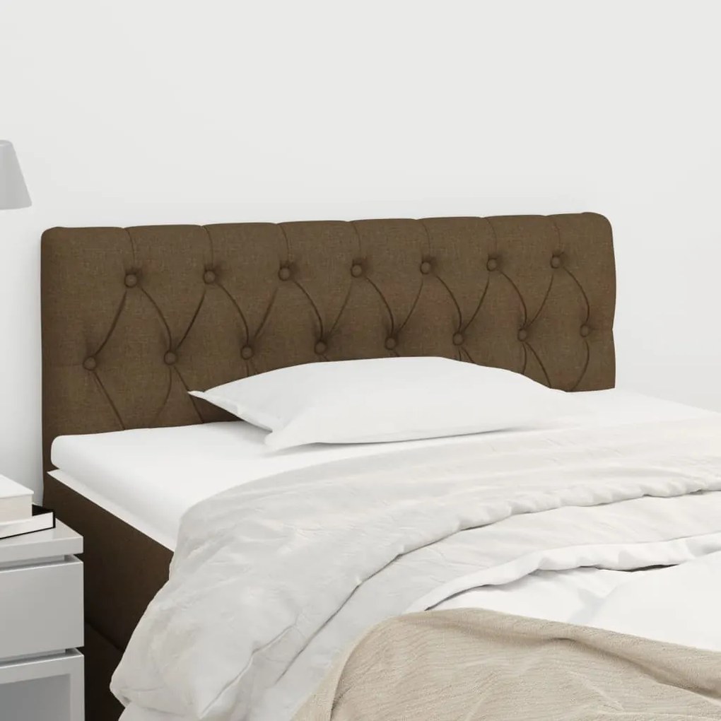 Cabeceira de Cama Paris em Veludo de 100 cm - Castanho - Design Modern