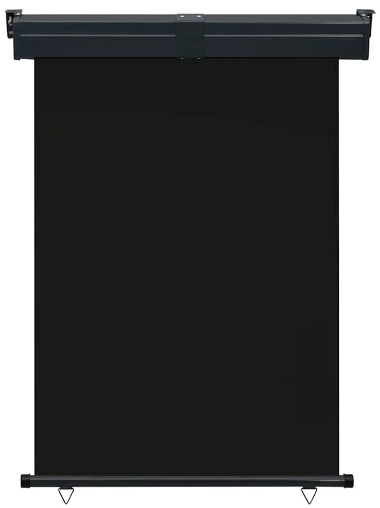 Toldo lateral para varanda 125x250 cm preto