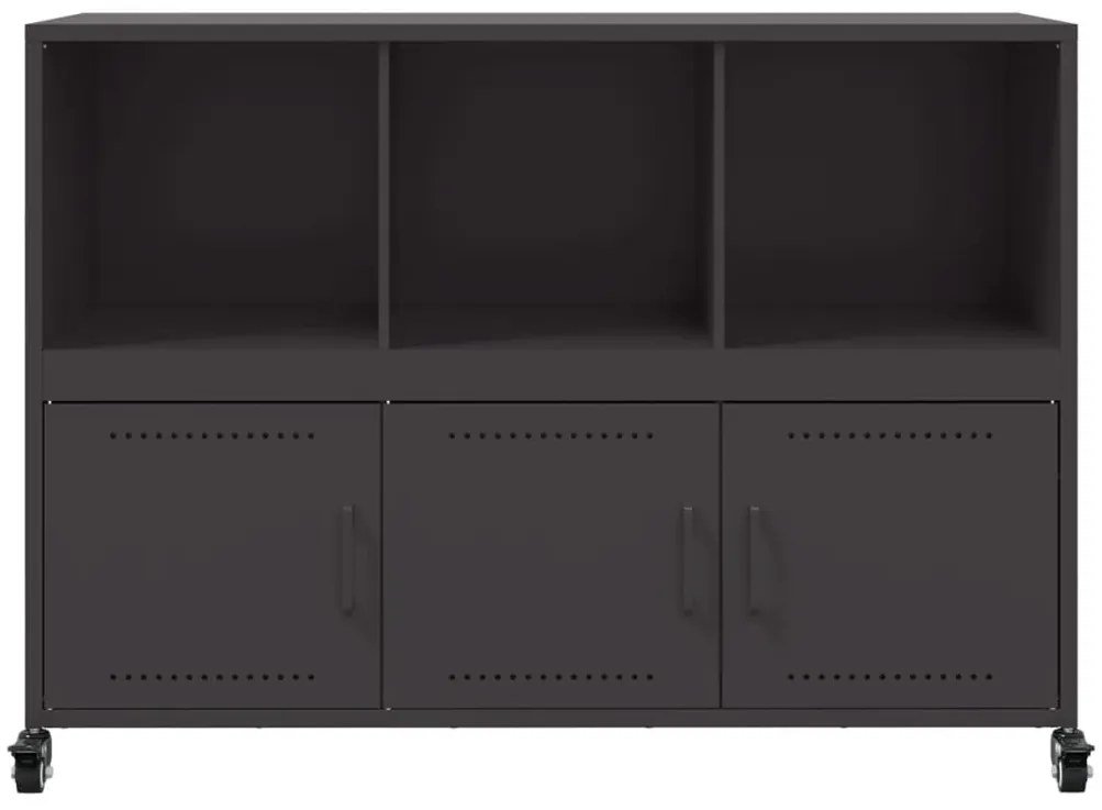 Aparador 100,5x39x72 cm aço preto