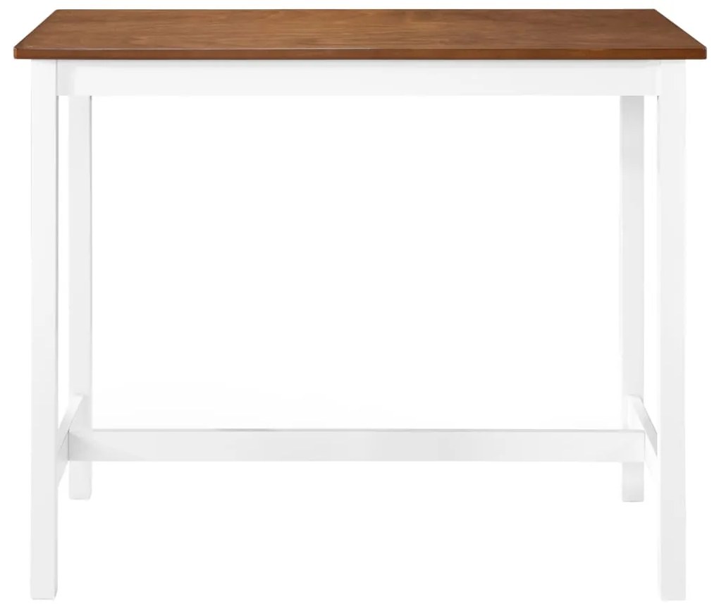 Mesa de bar em madeira maciça 108x60x91 cm