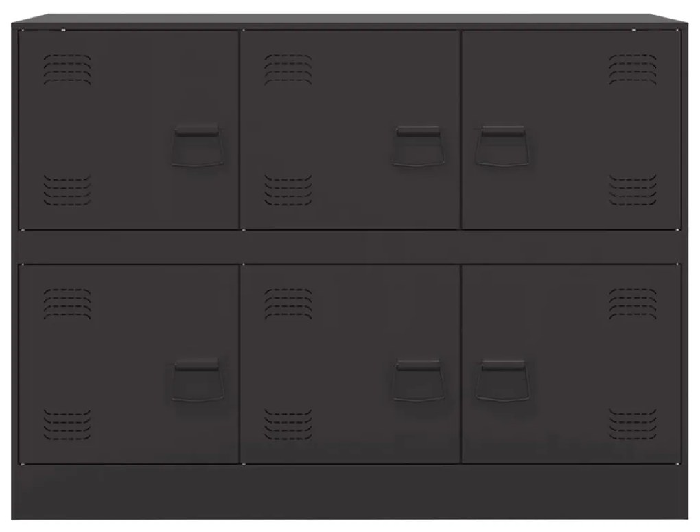 Aparador 99x39x73 cm aço preto