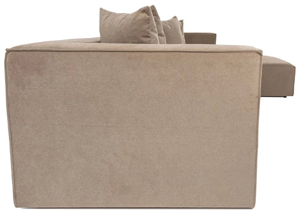 Sofá de Canto Sora – Cappuccino – 350x65x190 cm