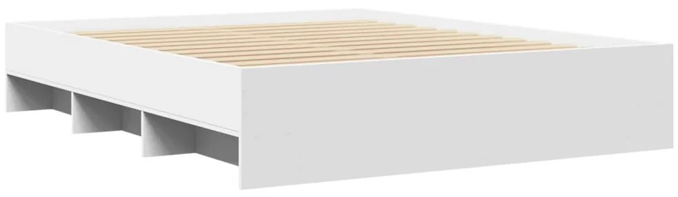 Estrutura de cama sem colchão 160x200 cm branco