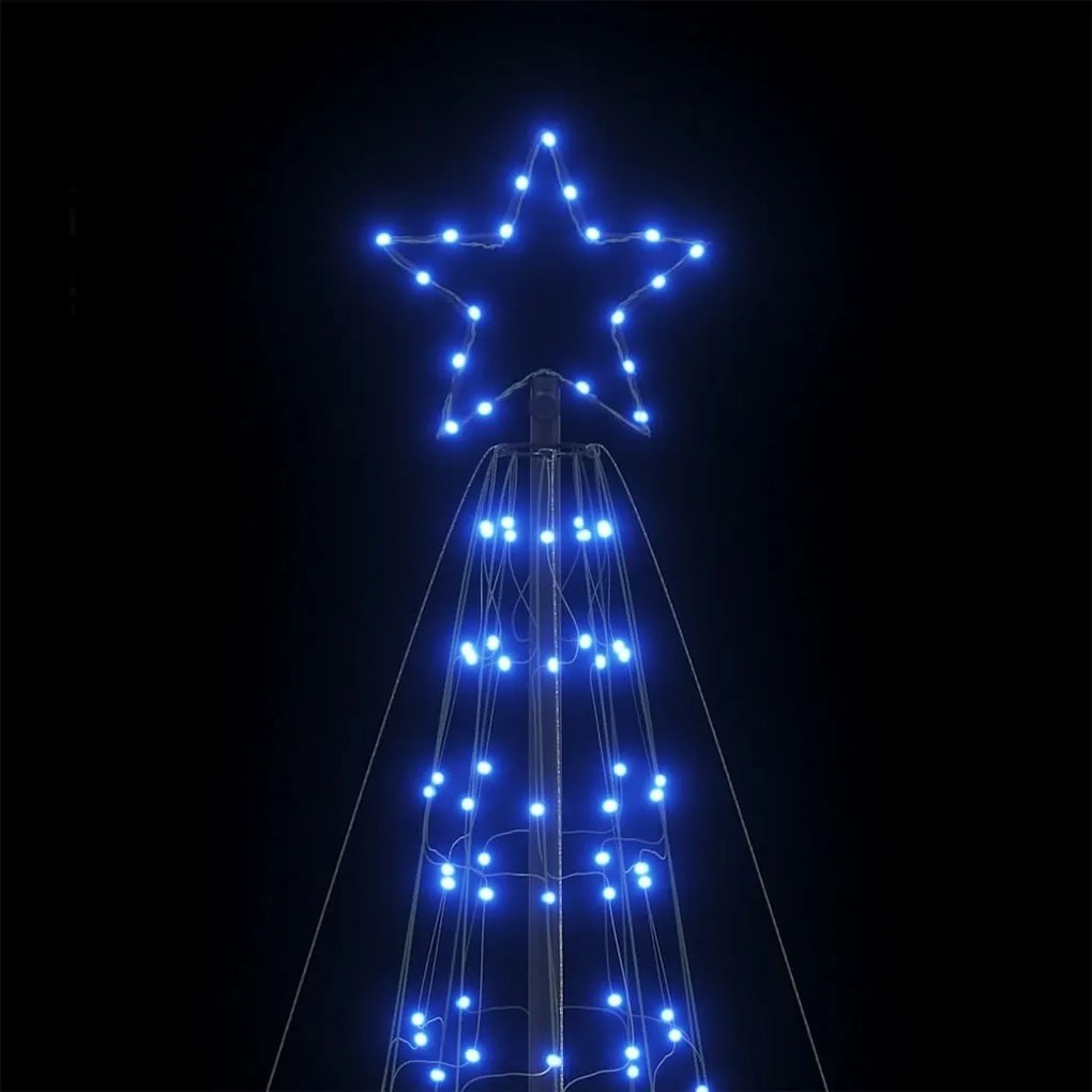 Árvore de Natal LED com Spikes 1534 LEDs Azul 500 cm