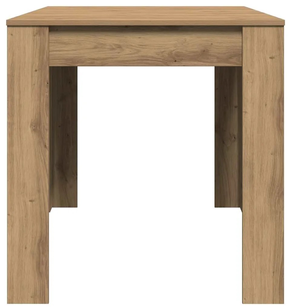 Mesa de jantar 140x74,5x76 cm deriv madeira carvalho artisiano