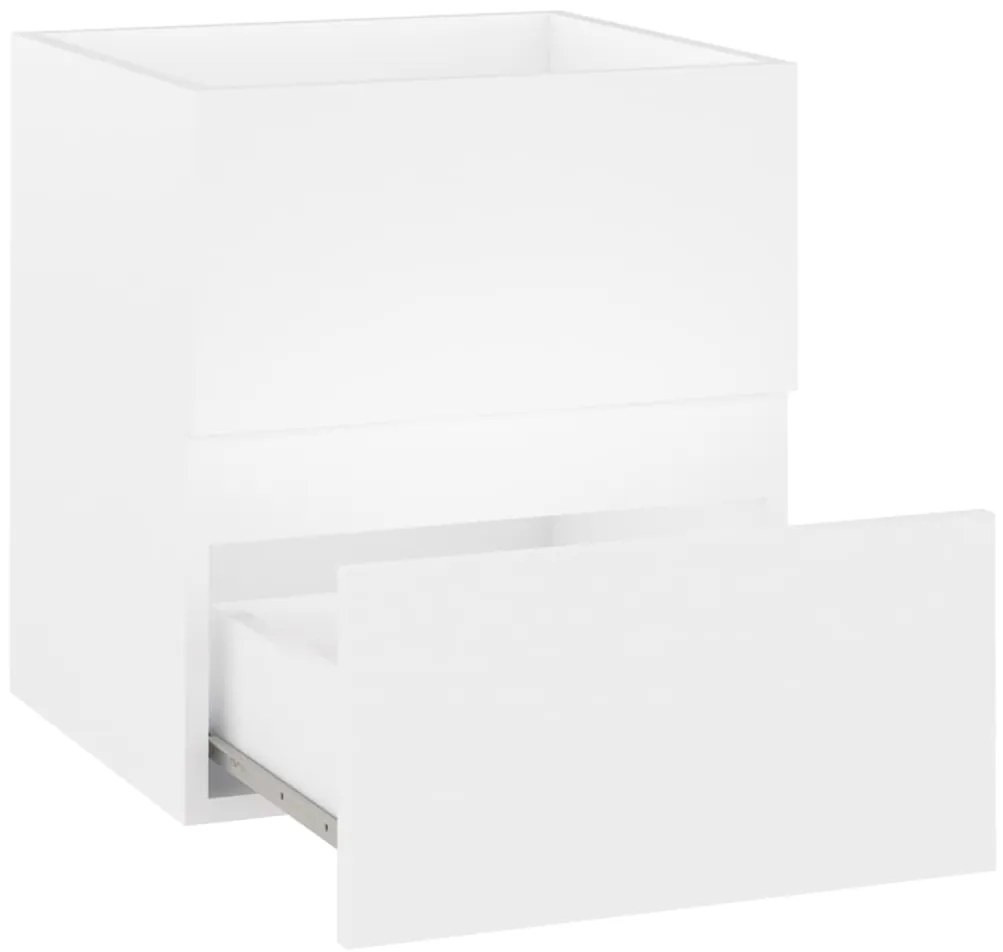 Armário de lavatório 41x38,5x45 cm derivados de madeira branco