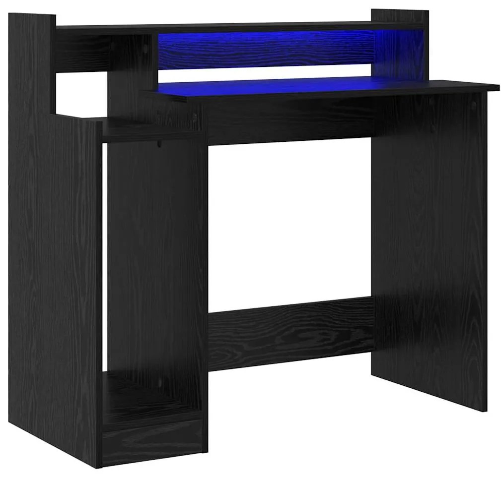 Mesa Carvalho preto 97 x 45 x 90 cm Madeira processada