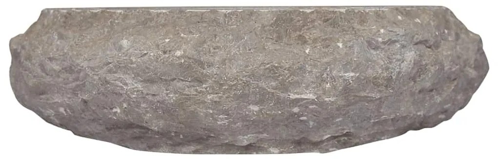 Lavatório Ø40x12 cm mármore cinzento