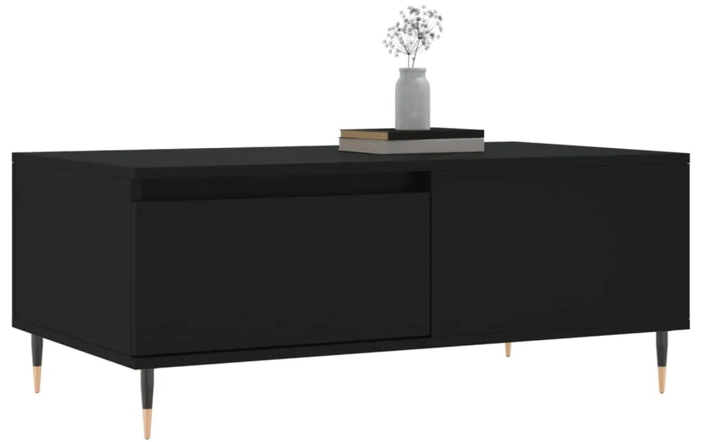 Mesa de centro 90x50x36,5 cm derivados de madeira preto