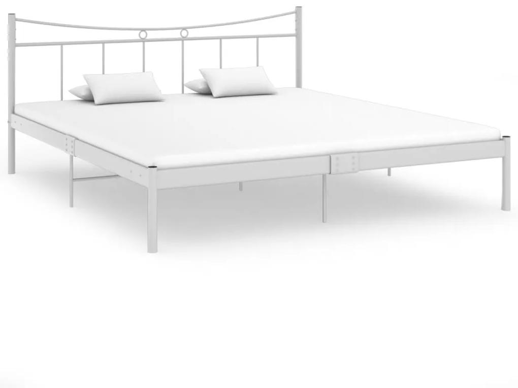 324808 vidaXL Estrutura de cama 180x200 cm metal branco