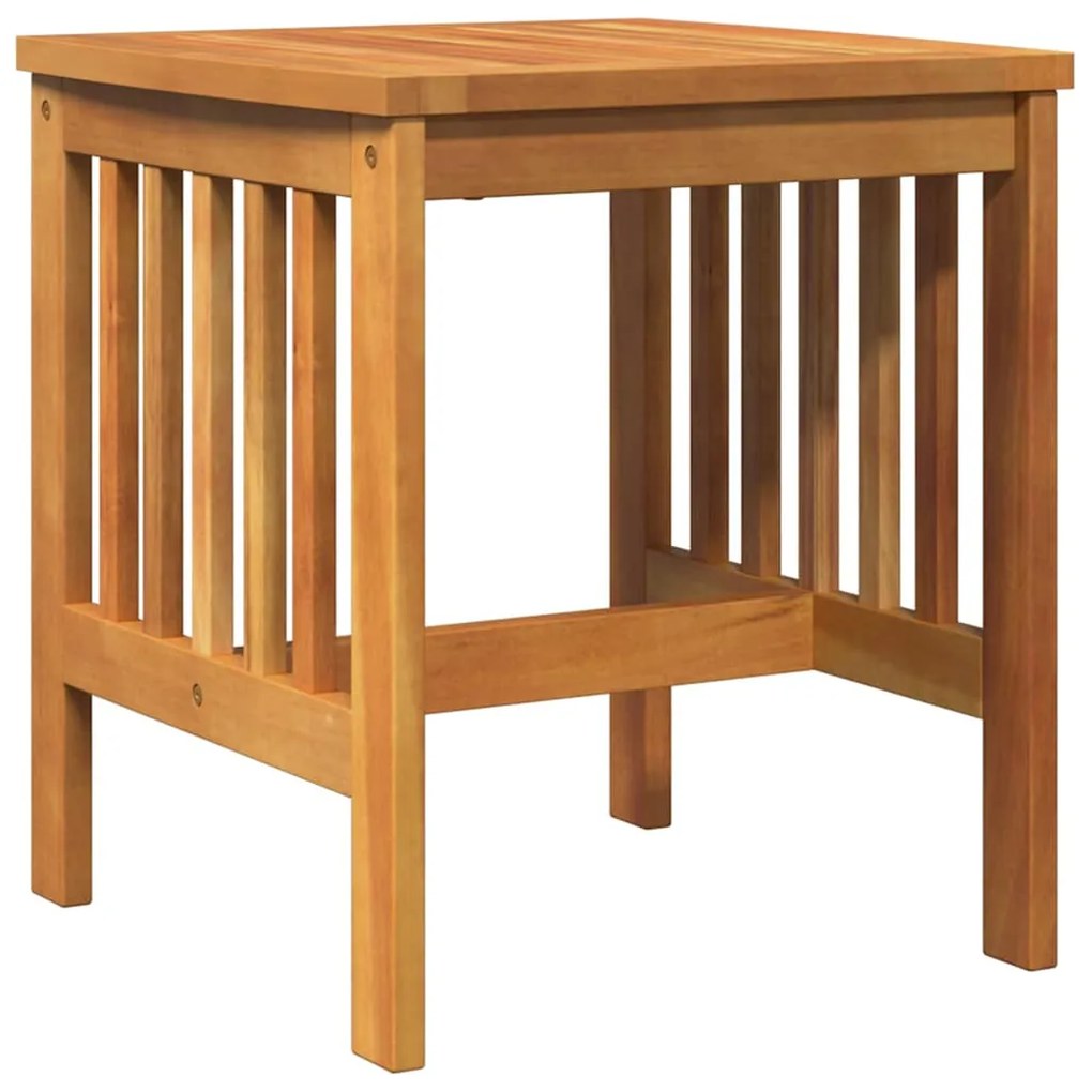 Mesa Lateral de Jardim vidaXL Castanho 45x45x50 cm em Madeira de Acáci