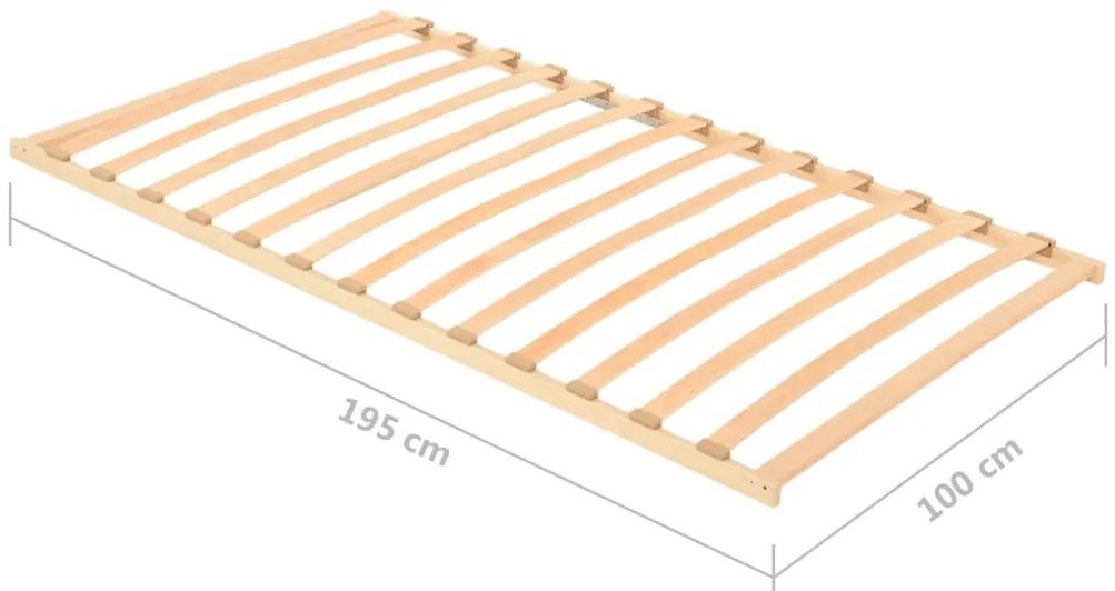 Estrado de ripas com 13 ripas 100x200 cm