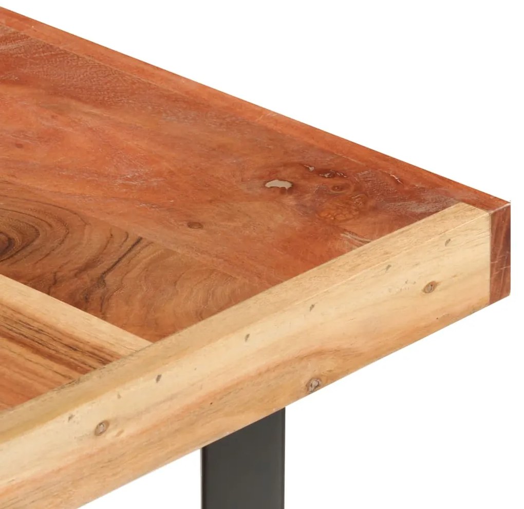 Mesa de centro 142x90x42 cm madeira de acácia maciça