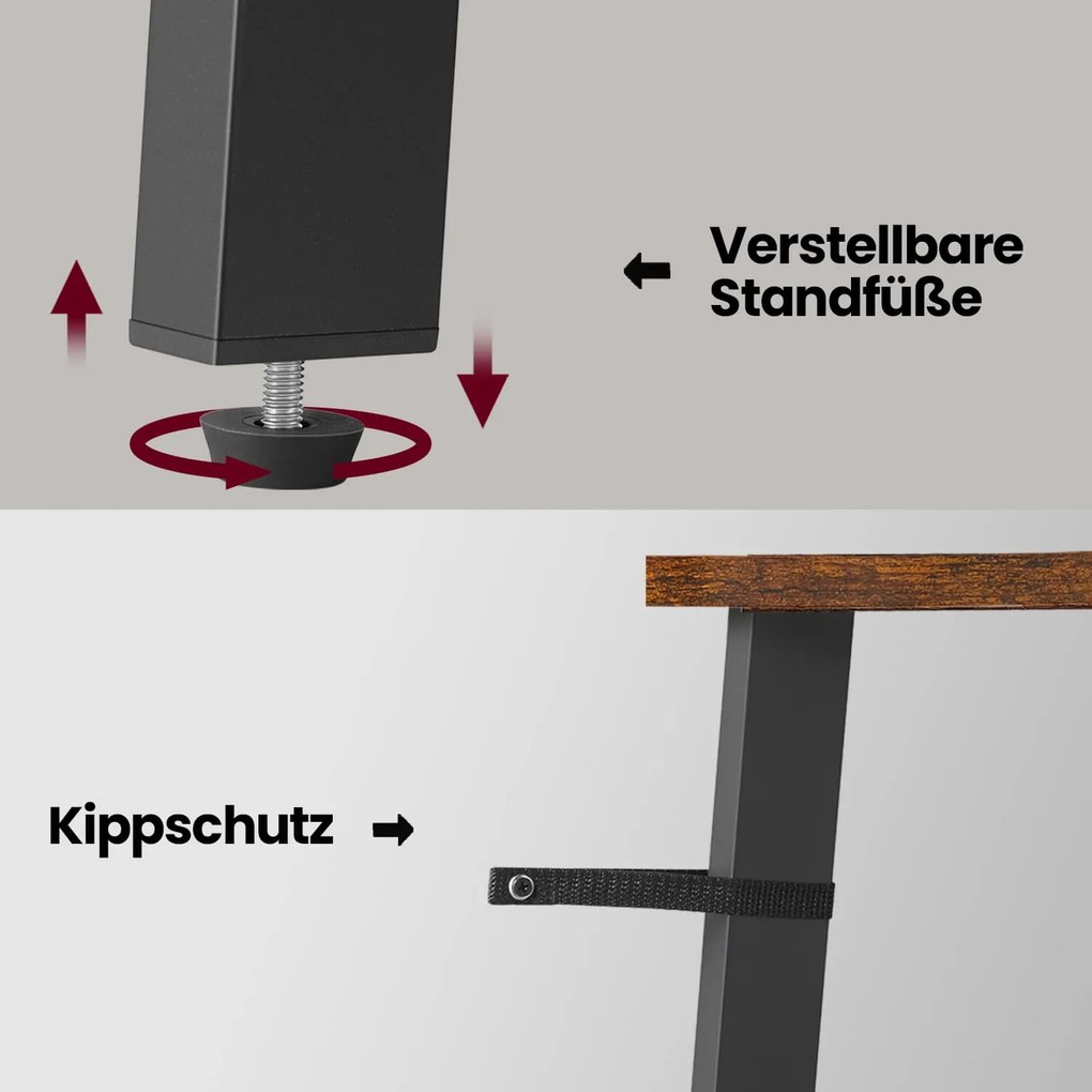 Estante de canto com5 níveis, estante de escada 37,2 x 37,2 x 159 cm Castanho Vintage -preto