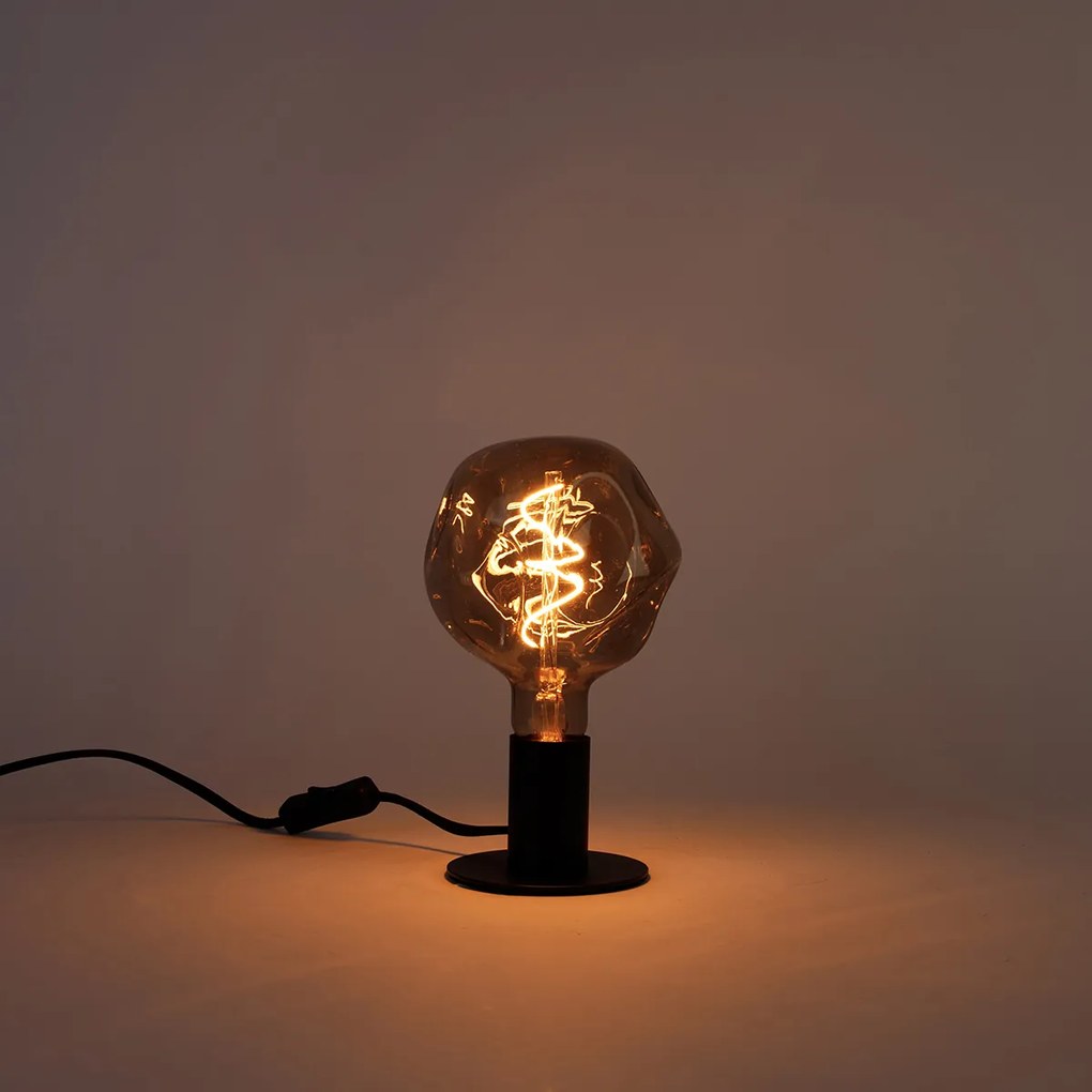 Lâmpada LED regulável E27 G125 bronze 4W 120 lm 1800K