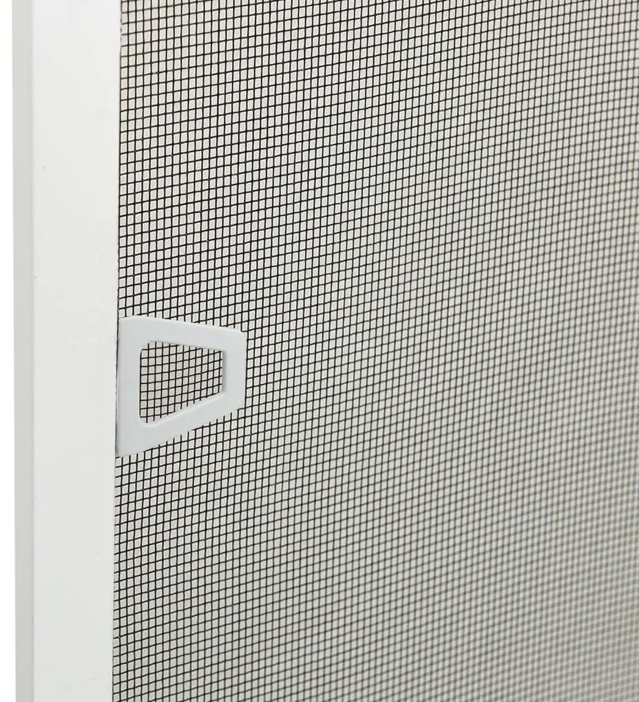 Tela anti-insetos para janelas 100x120 cm branco