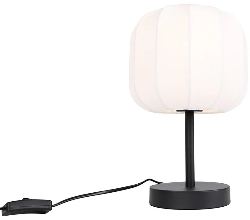 Candeeiro de mesa Japandi preto com branco - Madleine Japandi
