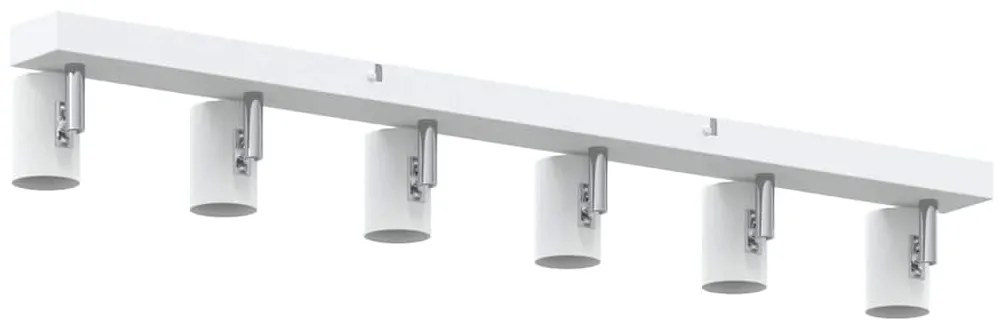 Spotlight de Teto 6 Vias Ajustáveis Branco E27