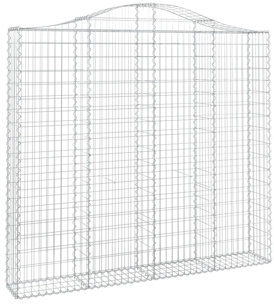 Cestos gabião arqueados 9pcs 200x30x180/200cm ferro galvanizado