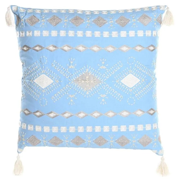 Almofada DKD Home Decor Azul Branco 60 x 20 x 60 cm