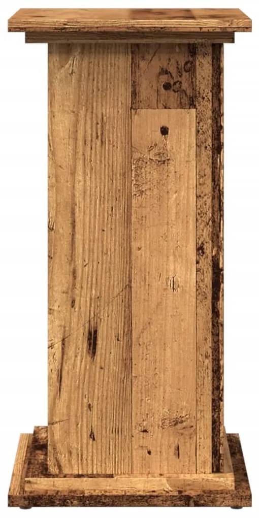 Suporte expositor c/ arrumação derivados madeira madeira velha