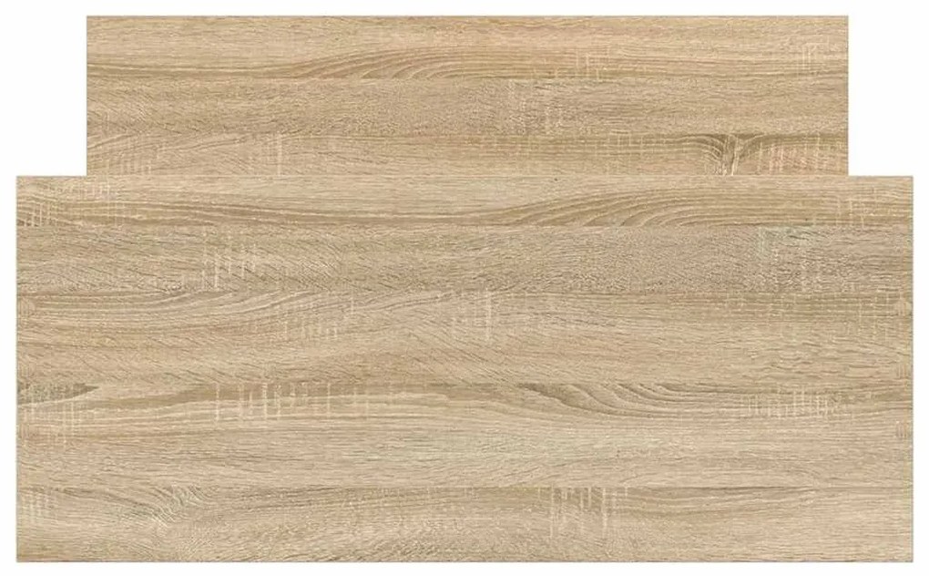 Estrutura cama s/ colchão derivados de madeira carvalho sonoma