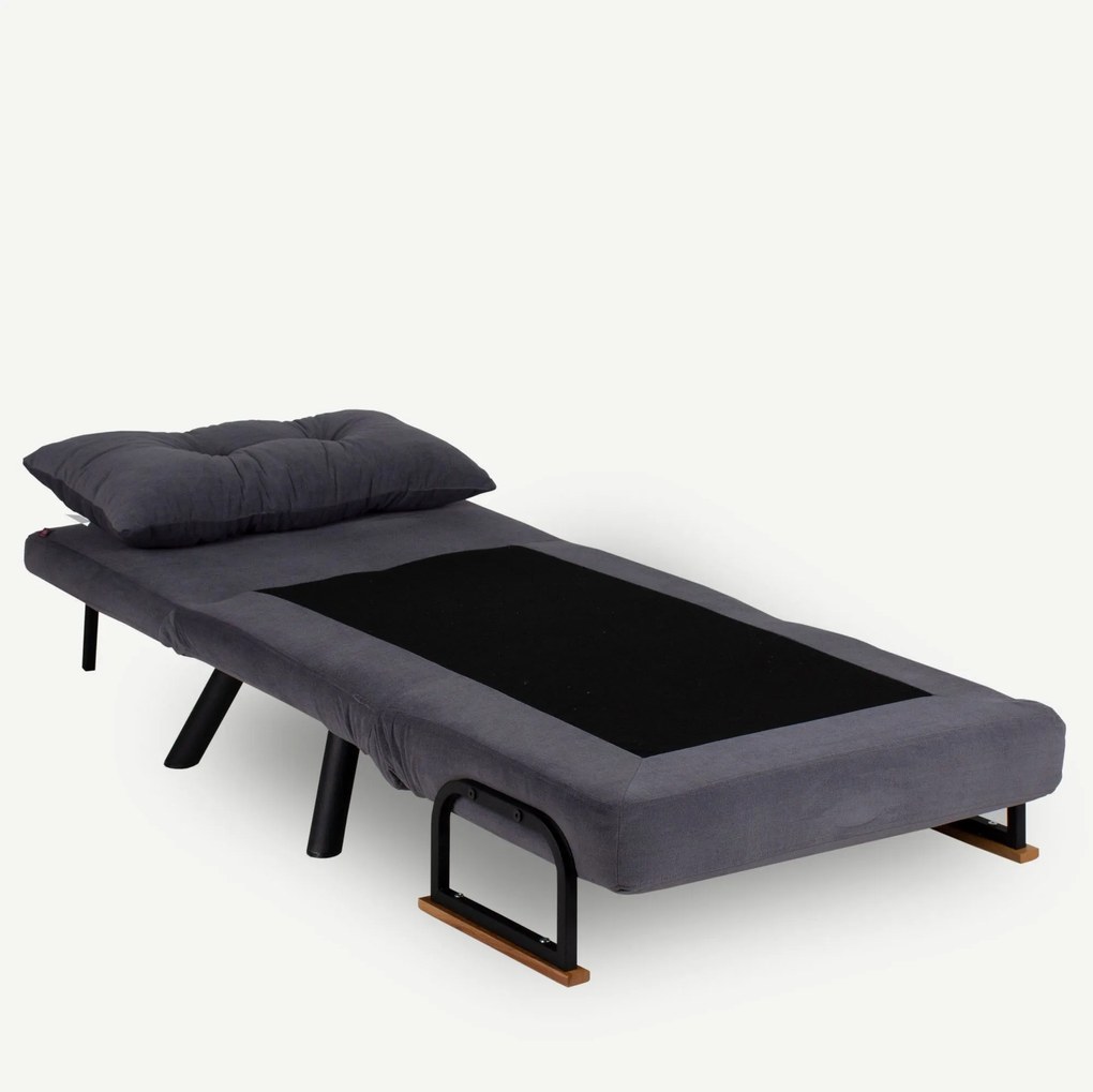 **** Sofá-Cama Sando de 1 Lugar – Cinzento – 50x67x41 cm
**