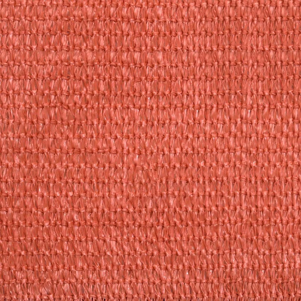 Para-sol estilo vela 160 g/m² 3x3x4,2 m PEAD terracota