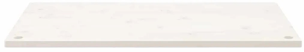 Tampo de secretária 100x60x2,5 cm pinho maciço branco