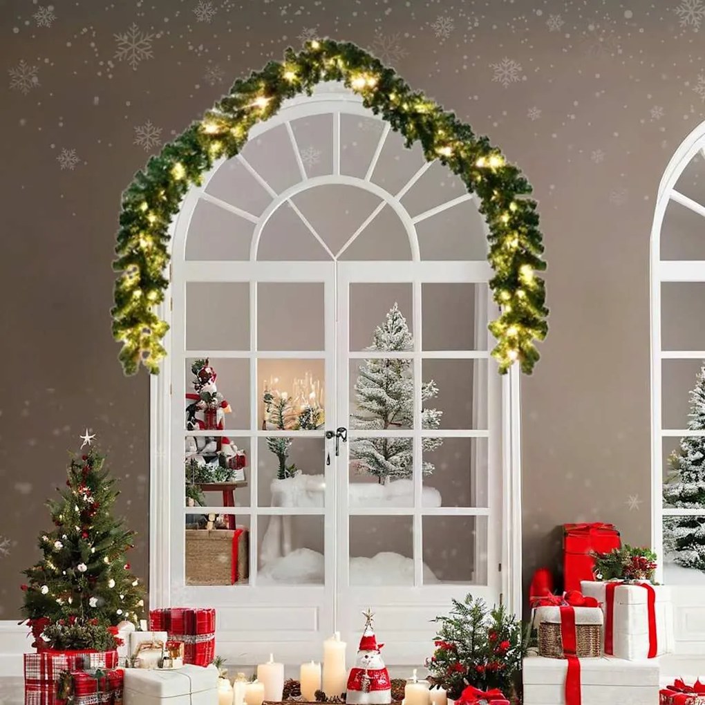 Grinalda de Natal com luzes LED 20 m