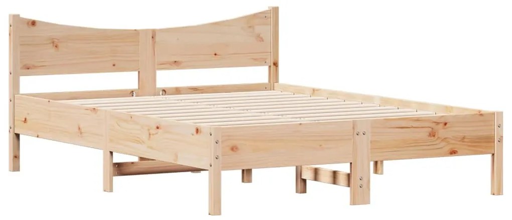 Cama sem colchão 135x190 cm madeira de pinho maciça