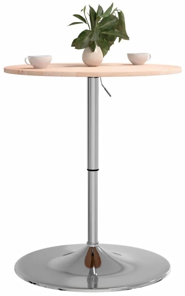 Mesa de bar Ø60x89,5 cm madeira de carvalho maciça