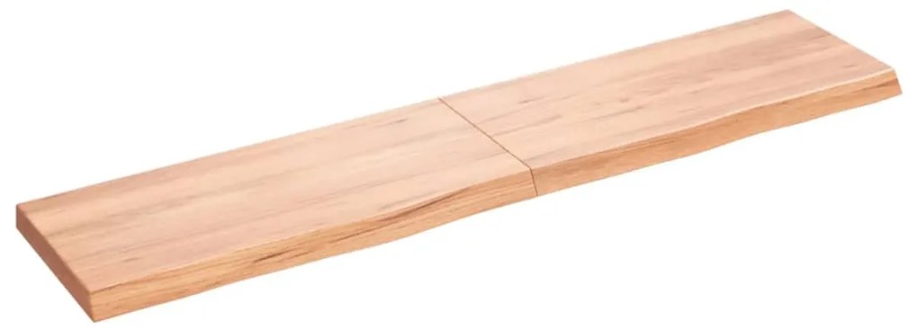vidaXL Prateleira de parede 180x40x(2-6) cm carvalho tratado castanho