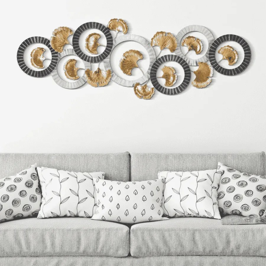 PAINEL DE PAREDE DE FERRO 3D ARTY -B- 127,5X4X44,5 MULTICOLOR