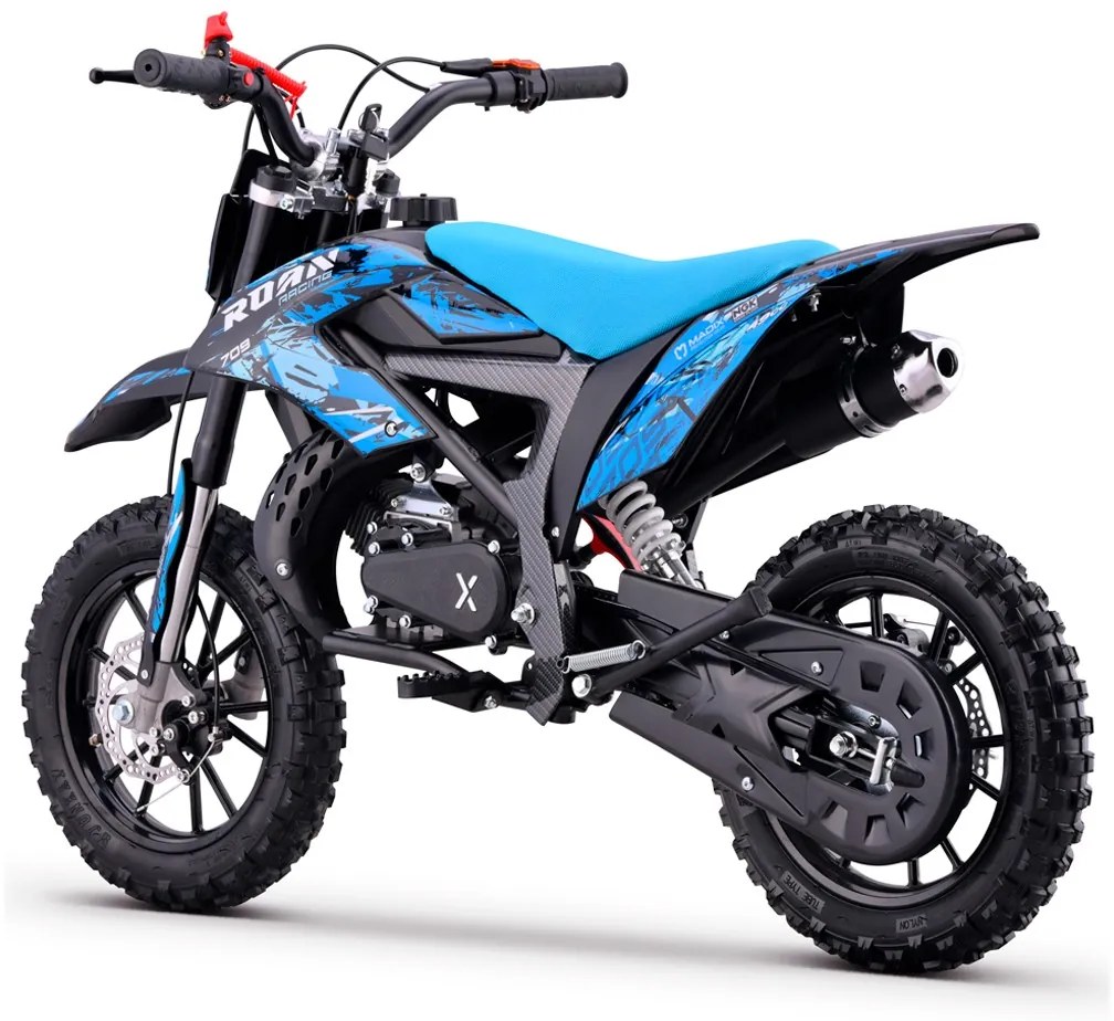 MINI MOTO PARA CRIANÇAS MiniCross Roan 709 gasolina 49cc 4.5CV AZUL