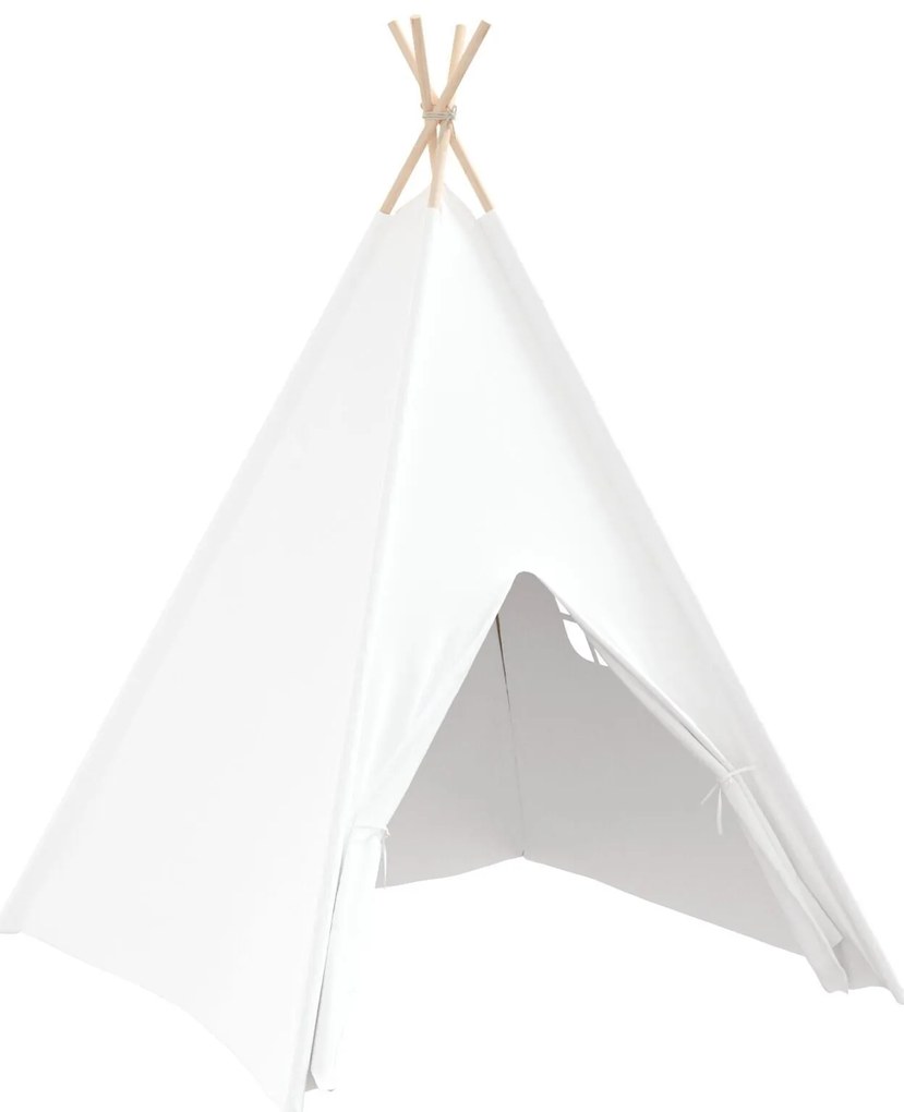 Tenda Teepee Infantil com Bolsa Peach & Bolinhas de Brincar Skin Branc