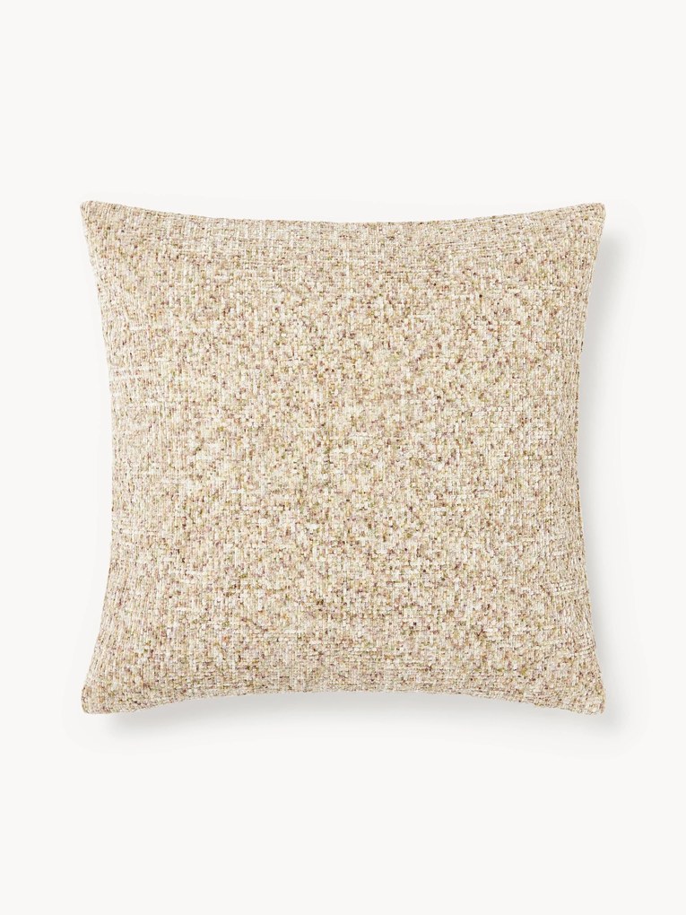 Capa de almofada em chenille com padrão pixelado Hanka