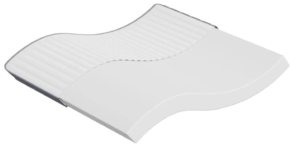 vidaXL Colchão de espuma médio suave 200x200 cm