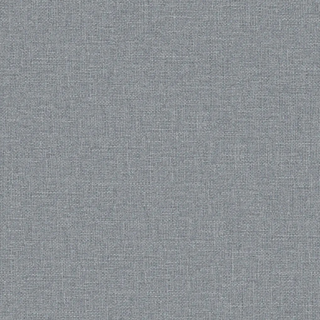 Sofá-cama tecido cinzento-claro