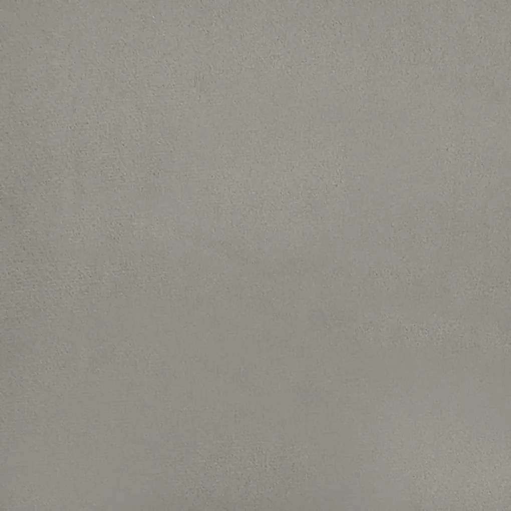 Estrutura de cama sem colchão 140x200 cm veludo cinzento-claro