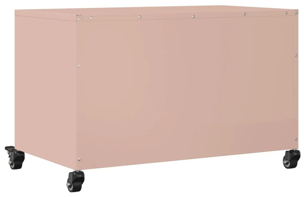 Móvel de TV 68x39x43,5 cm aço rosa