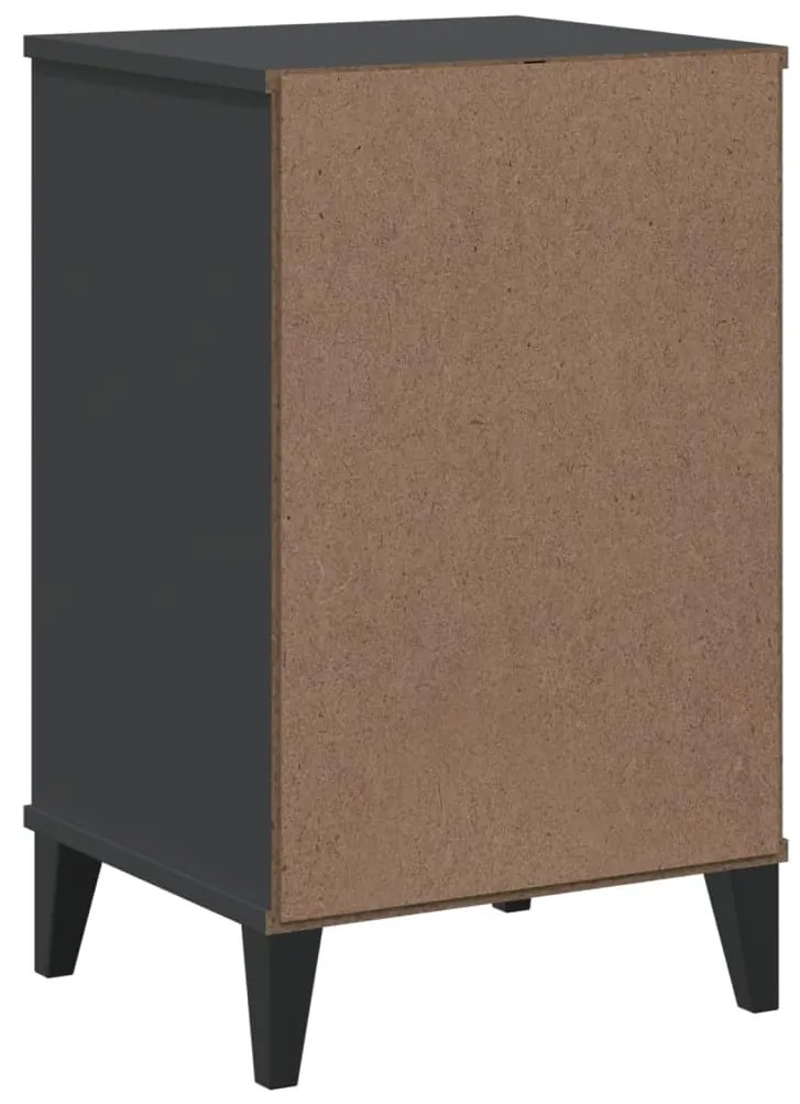 Mesa de cabeceira VIKEN derivados de madeira cinzento antracite