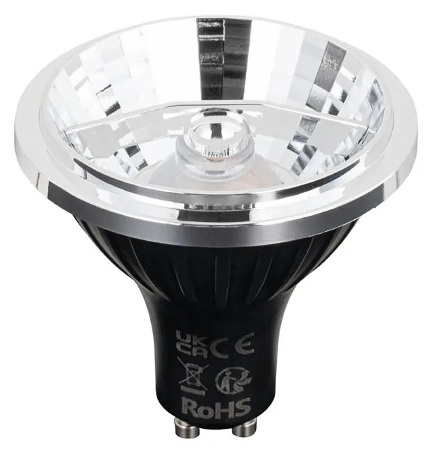 Conjunto de 5 Lâmpada LED Inteligente GU10 Regulável AR70 6W 500lm 2200-6500K