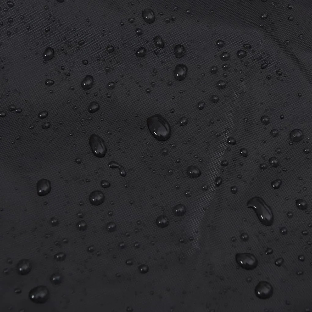 Capa p/ aquecedor forma pirâmide 58x58x228 cm oxford 420D preto