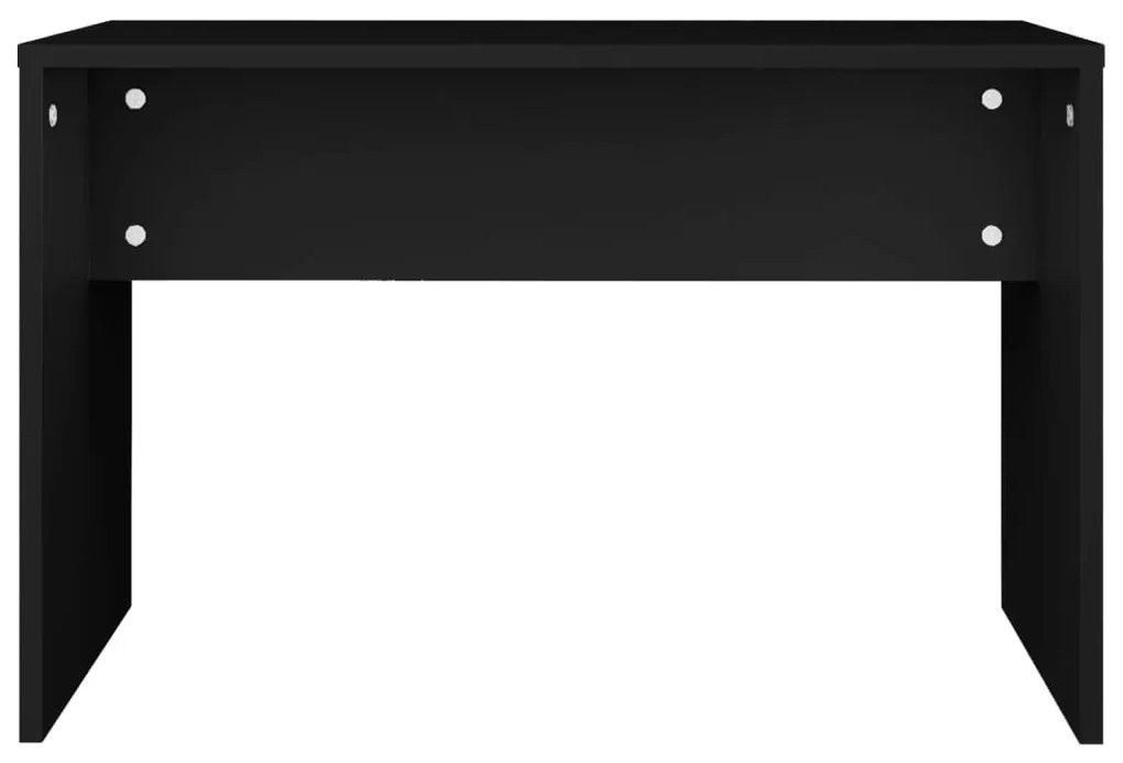 Conjunto de toucador 74,5x40x141 cm preto