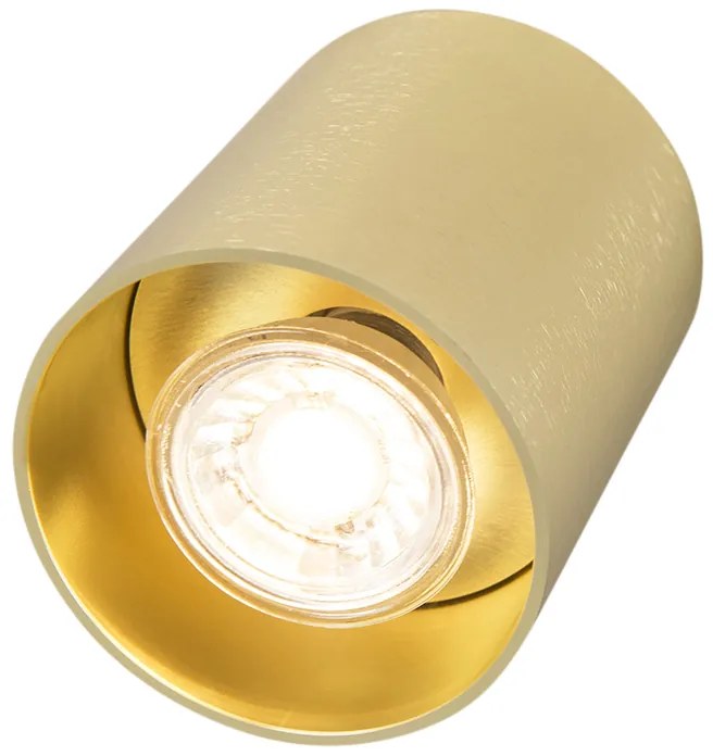 LED Foco smart dourado lâmpada WiFi GU10 - TUBO Moderno,Design