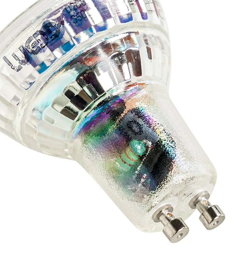 Lâmpada inteligente LED GU10 RGBW 4.5W 350lm 2700K