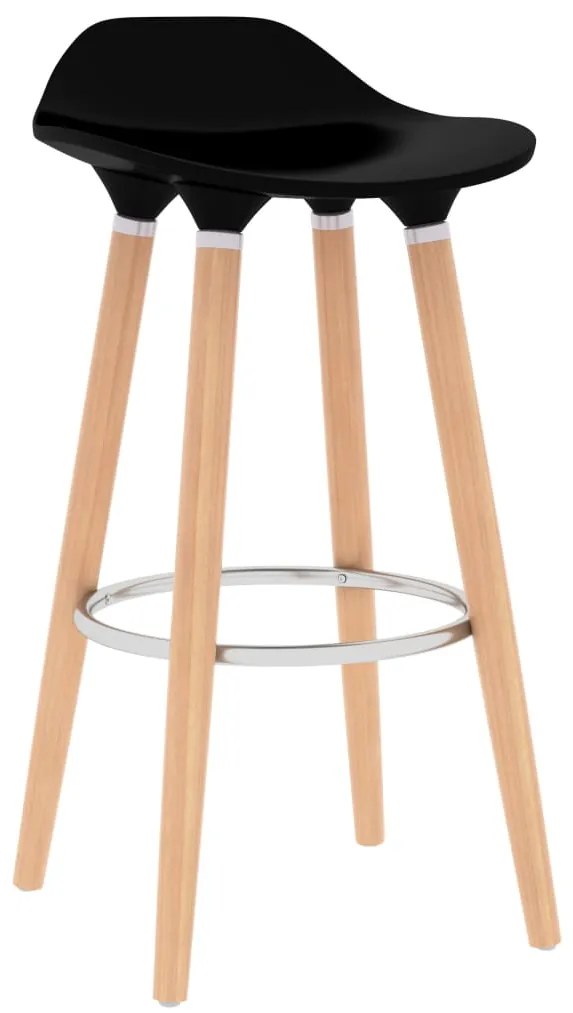 Bancos de bar 2 pcs preto