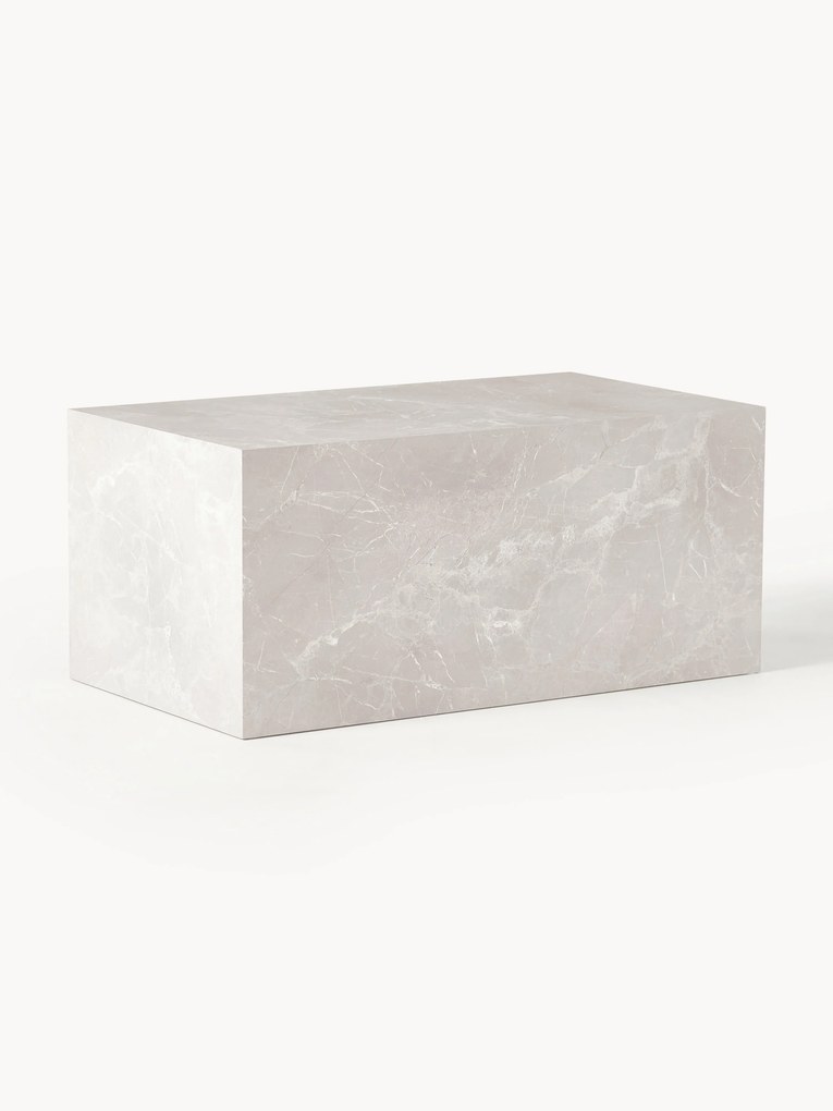 Mesa de centro com aspeto de travertino Lesley